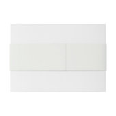 Tall Timber Watercolor Evergreen Trees Wedding Einladungsbanderole (Rückseitenbeispiel)