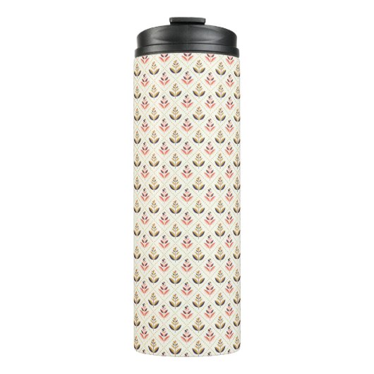 Tall travel mug with a black lid thermosbecher (Vorderseite)
