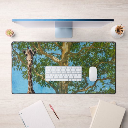 Tall Tree and Giraffe Nature Desk Mat Pad Schreibtischunterlage (Büro 1)