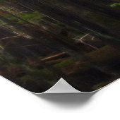 TALL TREE in Forest Art Poster (Ecke)