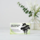 Tall Trees | Natur Visitenkarte (Stehend Vorderseite)