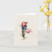 Tall Tulip Karte (Gelbe Blume)