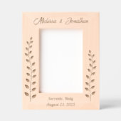 Tall Wreath Branch Couple Wedding Anniversary 12x1 Geätzte Rahmen (Vorderseite)