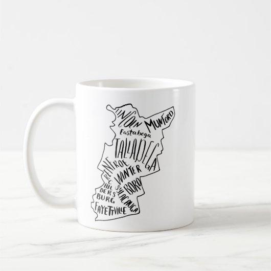 Talladega Alabama Kaffeetasse (Links)