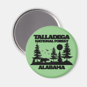 Talladega National Forest Magnet (Vorderseite/Rückseite)