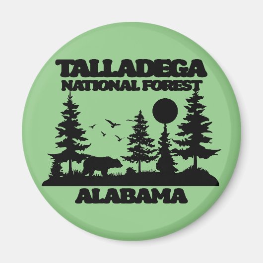 Talladega National Forest Magnet (Vorne)