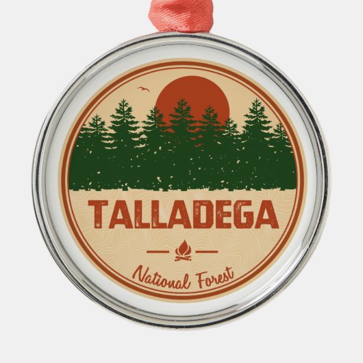 Talladega National Forest Ornament Aus Metall (Vorne)