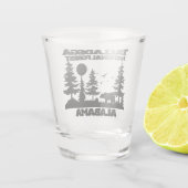 Talladega National Forest Schnapsglas (Rückseite)