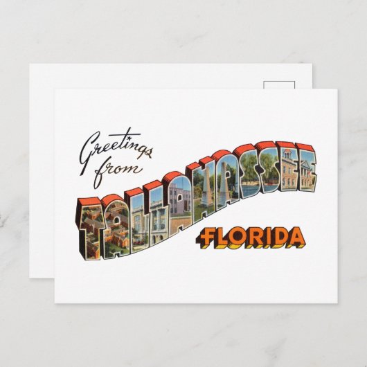 Tallahassee FL Postkarte (Vorne/Hinten)