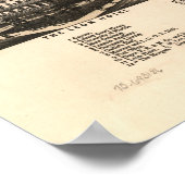 Tallahassee Florida 1885 Antik Panoramablick Karte Poster (Ecke)