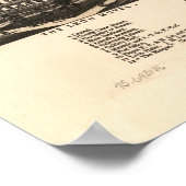 Tallahassee Florida 1885 Antik Panoramablick Karte Poster (Ecke)