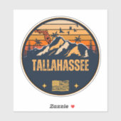Tallahassee, Florida Aufkleber (Blatt)