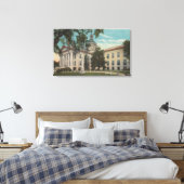 Tallahassee, Florida - Außenansicht Staat Leinwanddruck (Insitu (Schlafzimmer))