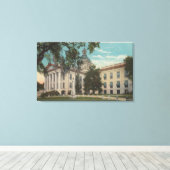 Tallahassee, Florida - Außenansicht Staat Leinwanddruck (Insitu (Holzboden))