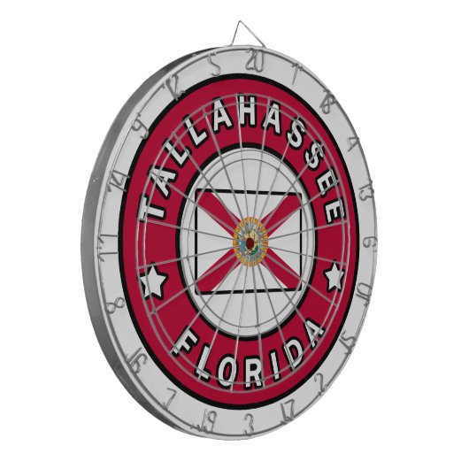 Tallahassee Florida Dartscheibe (Vorderseite Links)