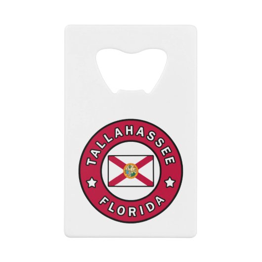 Tallahassee Florida Geldbeutel Flaschenöffner (Vorderseite)