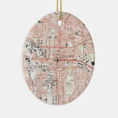 Tallahassee Florida Karte (1999) Keramik Ornament (Rechts)