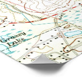 Tallahassee Florida Karte (1999) Poster (Ecke)