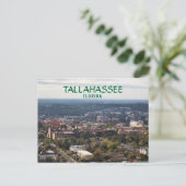 Tallahassee, Florida, Luftbild der Stadt Postkarte (Stehend Vorderseite)