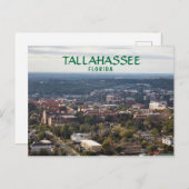 Tallahassee, Florida, Luftbild der Stadt Postkarte (Vorne/Hinten)