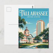 Tallahassee Florida Postkarte (Vorne/Hinten)