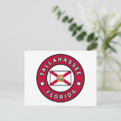 Tallahassee Florida Postkarte (Stehend Vorderseite)