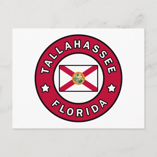 Tallahassee Florida Postkarte (Vorderseite)