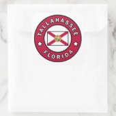 Tallahassee Florida Quadratischer Aufkleber (Tasche)