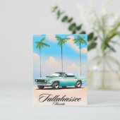 Tallahassee Florida Reiseplakat. (Stehend Vorderseite)