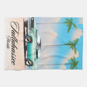 Tallahassee Florida Reiseplakat. Geschirrtuch (Horizontal)