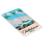 Tallahassee Florida Reiseplakat. Magnet (Rechte Seite)