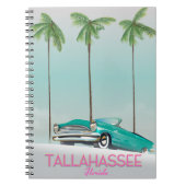Tallahassee Florida Reiseplakat Notizblock (Vorderseite)