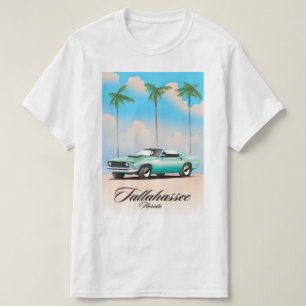 Tallahassee Florida Reiseplakat. T-Shirt