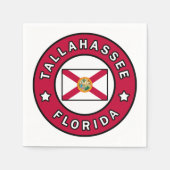 Tallahassee Florida Serviette (Vorderseite)