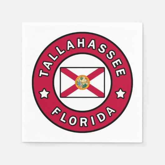 Tallahassee Florida Serviette (Vorderseite)