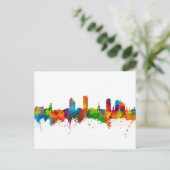 Tallahassee Florida Skyline Postkarte (Stehend Vorderseite)