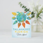 Tallahassee Florida Sunshine Postkarte (Stehend Vorderseite)