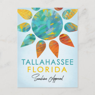 Tallahassee Florida Sunshine Postkarte