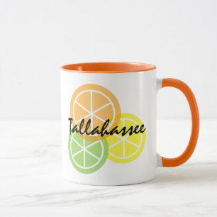 Tallahassee Florida-Zitrusfrucht OrangeLimeLemon Tasse
