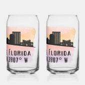 Tallahassee Skyline Dosenglas (Rückseite)