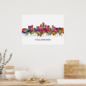Tallahassee USA Skyline Poster (Küche)