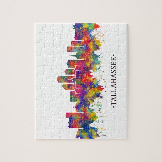 Tallahassee USA Skyline Puzzle (Vertikal)