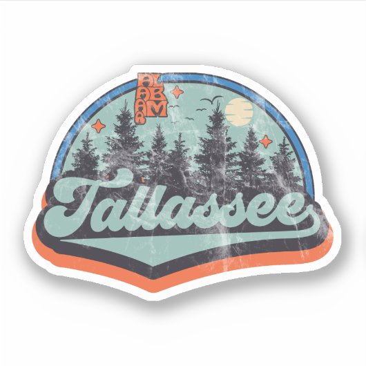 Tallassee, Alabama Aufkleber (Vorderseite)