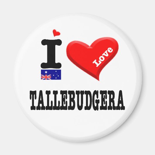 TALLEBUDGERA - I Liebe Magnet (Vorne)