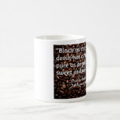 Talleyrand Zitat zum Kaffee Kaffeetasse (VorderseiteRechts)