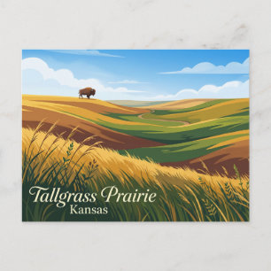 Tallgrass Prairie National Preserve USA Postkarte