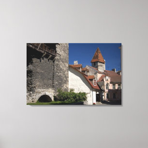 Tallin, Estland. Tallin ist etwas von einem Leinwanddruck