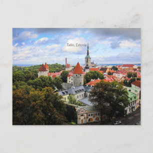Tallin, Historisches Zentrum Estlands Postkarte