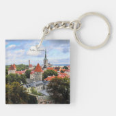 Tallin, Historisches Zentrum Estlands Schlüsselanhänger (Rückseite)