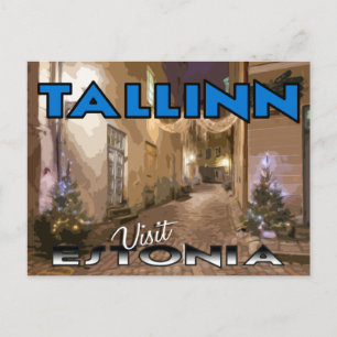 Tallinn, Besuch Estland Postkarte